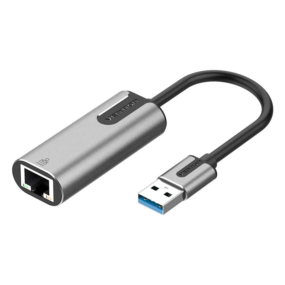 CEWHB Сетевой адаптер Vention USB-A 3.0 - LAN 1Gbit, длина: 0.15м, цвет: серый CEWHB Сетевой адаптер Vention USB-A 3.0 - LAN 1Gbit, длина: 0.15м, цвет: серый