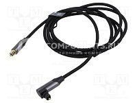 BKDBH Кабель 90-Degree Optical Audio Cable 2M Black Aluminum Alloy Type BKDBH Кабель 90-Degree Optical Audio Cable 2M Black Aluminum Alloy Type