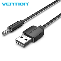 CEYBG Кабель Vention USB to DC 5.5mm Power Cord 1.5M Black Tuning Fork Type CEYBG Кабель Vention USB to DC 5.5mm Power Cord 1.5M Black Tuning Fork Type