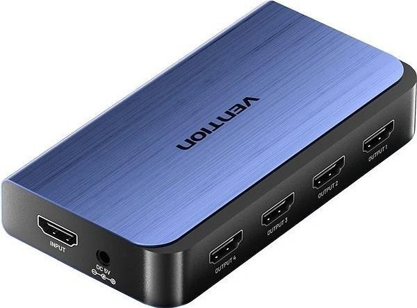 AKFL0-EU Разветвитель портов Vention 1x4 HDMI v2.0 4К 60Гц AKFL0-EU Разветвитель портов Vention 1x4 HDMI v2.0 4К 60Гц
