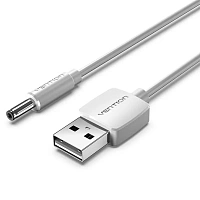 CEXWF Кабель Vention USB to 3.5mm Barrel Jack 5V DC Power Cable White 1m CEXWF Кабель Vention USB to 3.5mm Barrel Jack 5V DC Power Cable White 1m