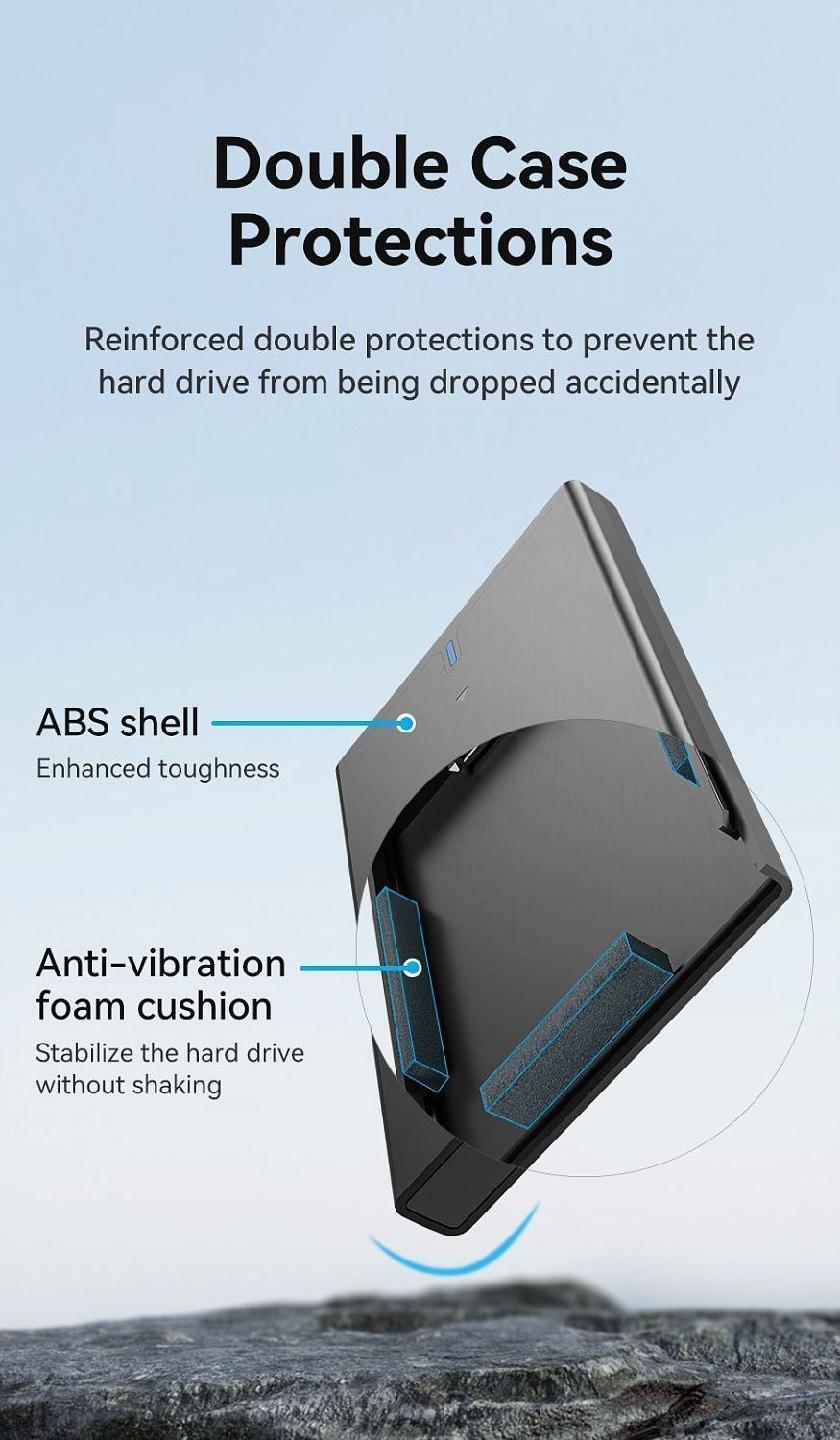 KPAB0 Бокс для диска 2.5 SATA Vention (USB 3.0 Micro-B), цвет: черный KPAB0 Бокс для диска 2.5 SATA Vention (USB 3.0 Micro-B), цвет: черный