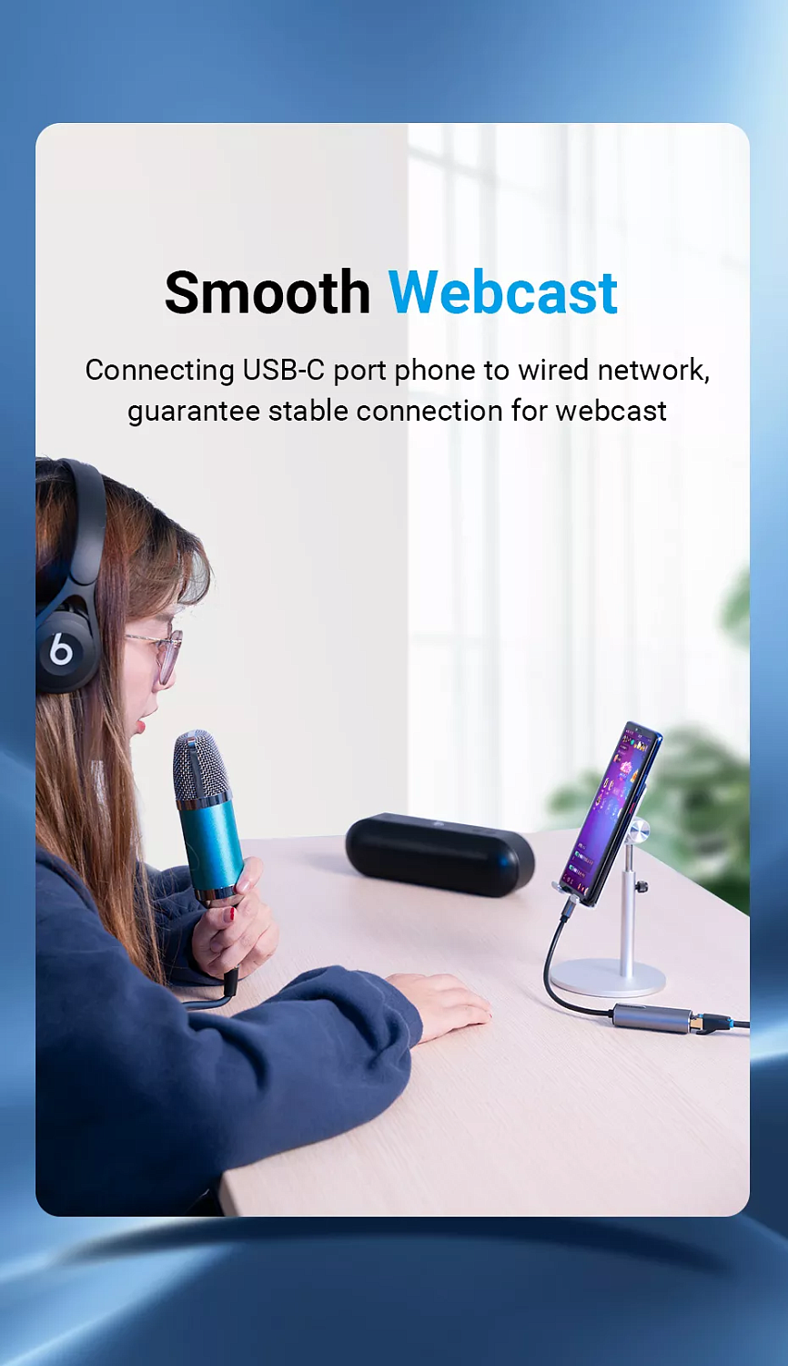 CFNHB Сетевой адаптер Vention USB Type-C - LAN 1Gbit, длина: 0.15м, цвет: серый