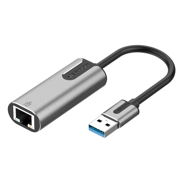 CEWHB Сетевой адаптер Vention USB-A 3.0 - LAN 1Gbit, длина: 0.15м, цвет: серый CEWHB Сетевой адаптер Vention USB-A 3.0 - LAN 1Gbit, длина: 0.15м, цвет: серый