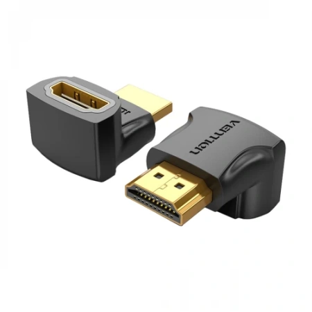 AINB0 Переходник Vention HDMI - HDMI угловой, 270 градусов, цвет: черный