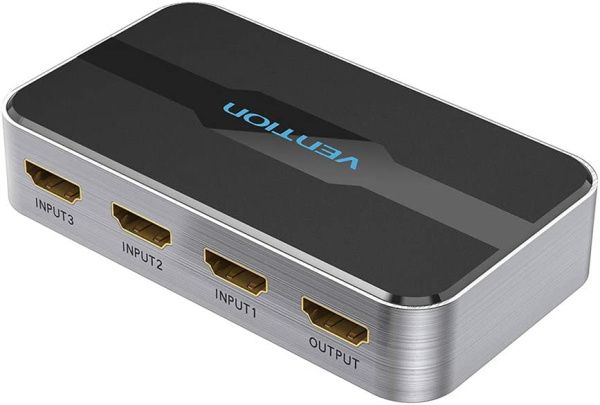 AFOH0 Переключатель Vention 3x1 HDMI v2.0 4К 60Гц AFOH0 Переключатель Vention 3x1 HDMI v2.0 4К 60Гц
