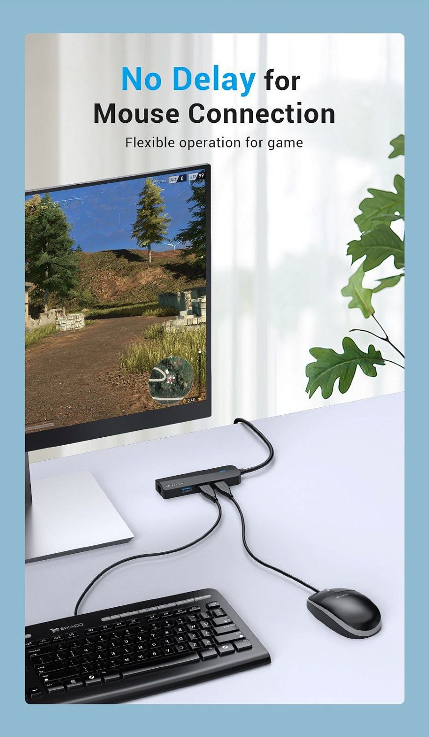 CHNBB Док-станция Vention USB 3.0 - 3xUSB-A 3.0, LAN 1Gbit,  длина: 0.15м, цвет: черный CHNBB Док-станция Vention USB 3.0 - 3xUSB-A 3.0, LAN 1Gbit,  длина: 0.15м, цвет: черный