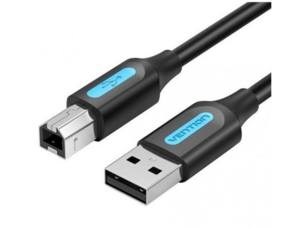 COQBG Кабель USB 2.0 A - USB B Vention,1.5M черный COQBG Кабель USB 2.0 A - USB B Vention,1.5M черный