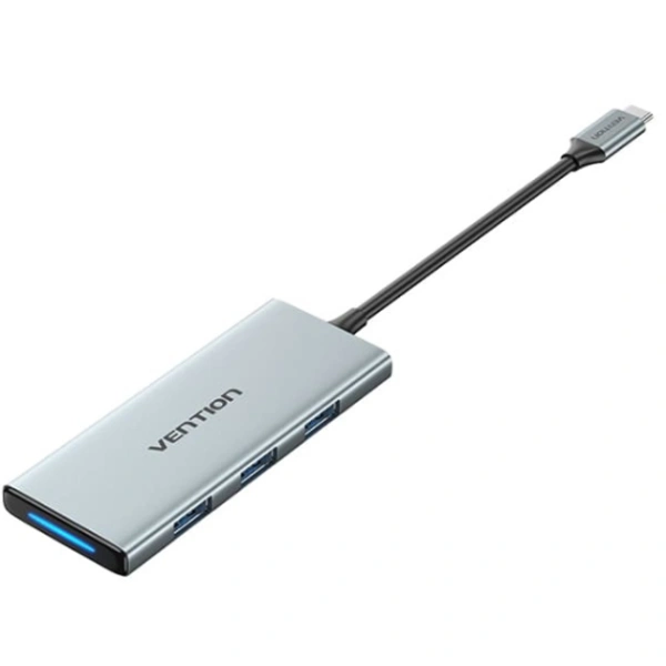 TOPHB Док-станция USB-C - 3xUSB-A 3.0, HDMI v1.4 4K 30Hz, SD/TF, PD 100W