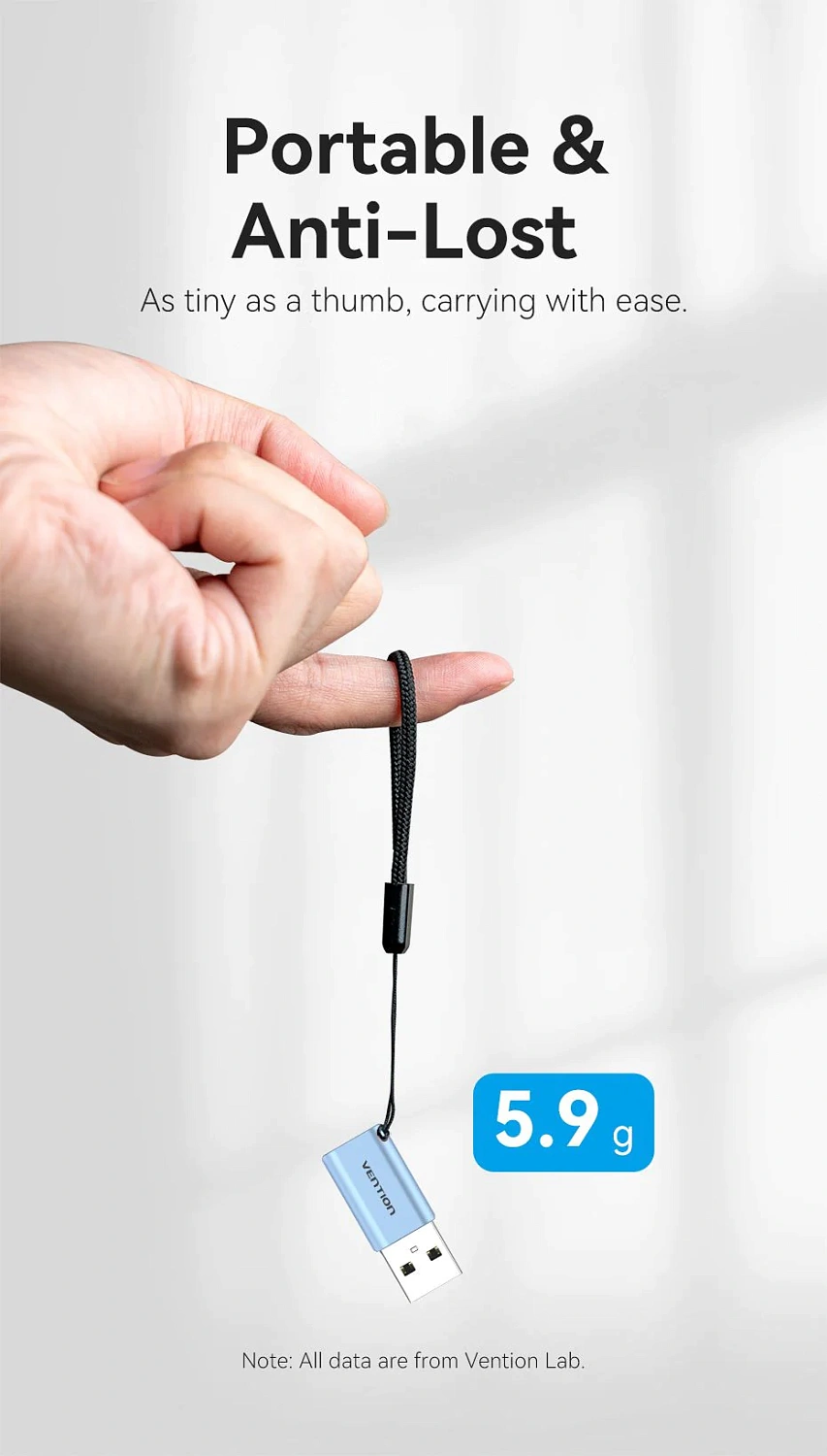 CUAH0 Переходник USB-A - USB-C Vention CUAH0 Переходник USB-A - USB-C Vention
