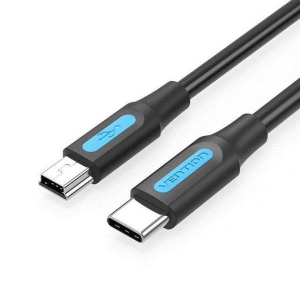 COWBG Кабель Vention USB-C to Mini-B 2A 1.5M черный COWBG Кабель Vention USB-C to Mini-B 2A 1.5M черный