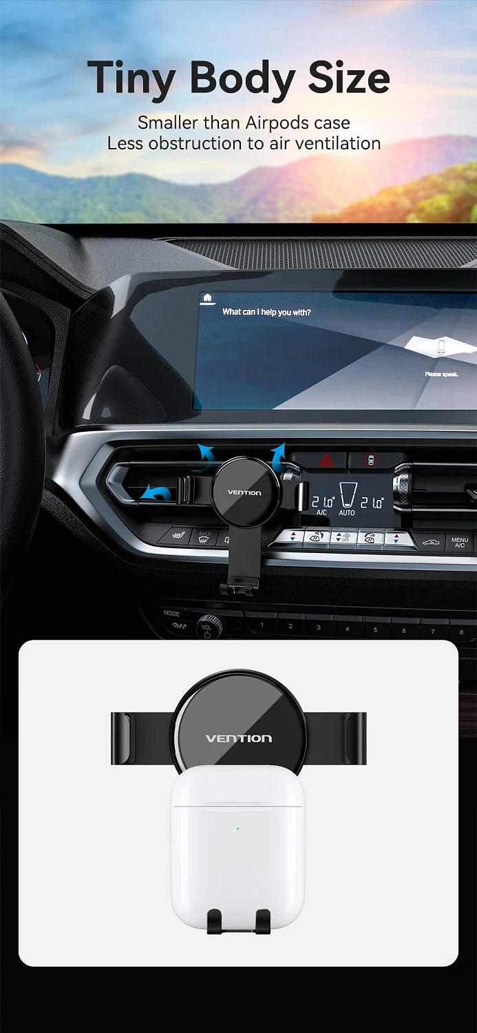 KCSB0 Автомобильная подставка для телефона Vention