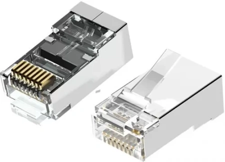 IDCR0-10 Коннектор Vention RJ45 8P8C FTP cat.6 10шт