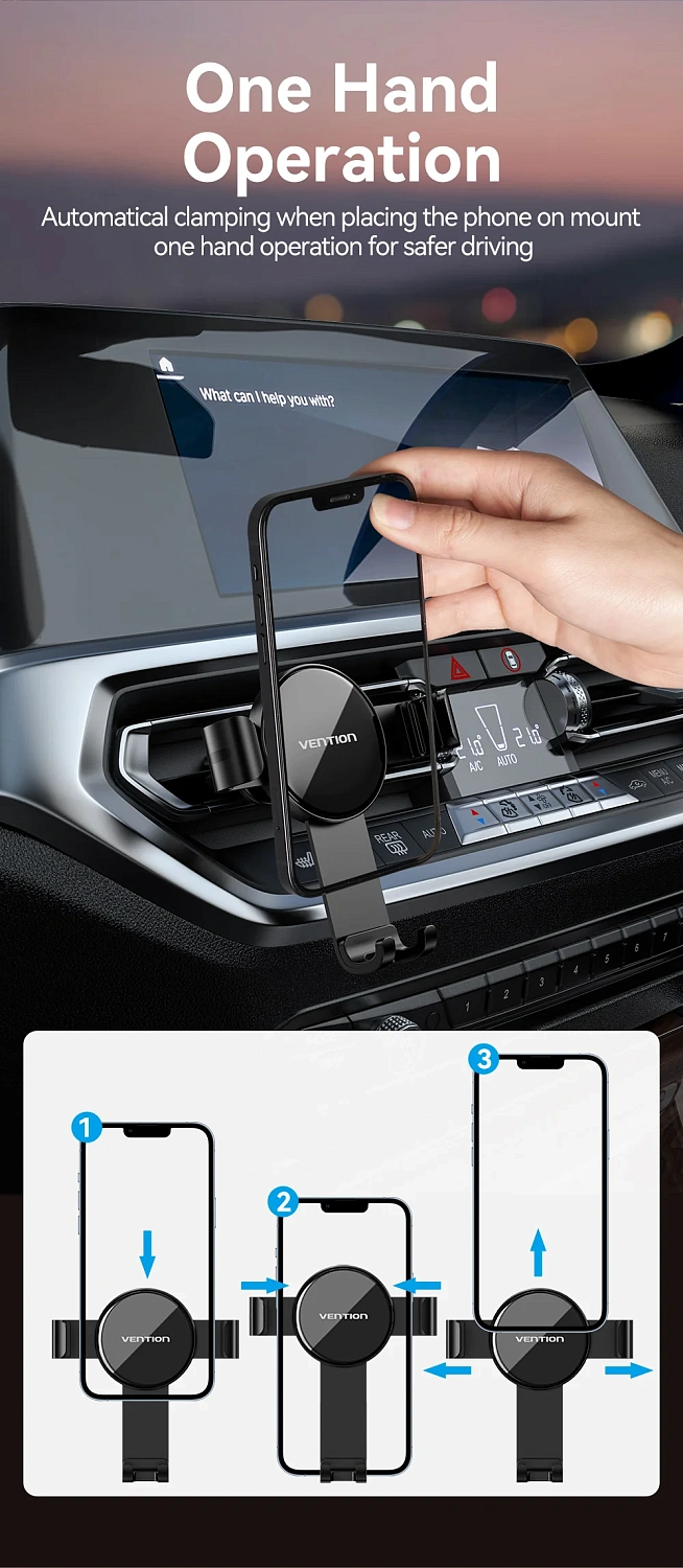 KCSB0 Автомобильная подставка для телефона Vention