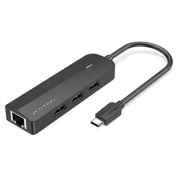 TGPBB Док-станция Vention USB-C - 3xUSB-A 3.0, LAN 1Gbit, доп. питание, длина: 0.15м, цвет: черный TGPBB Док-станция Vention USB-C - 3xUSB-A 3.0, LAN 1Gbit, доп. питание, длина: 0.15м, цвет: черный