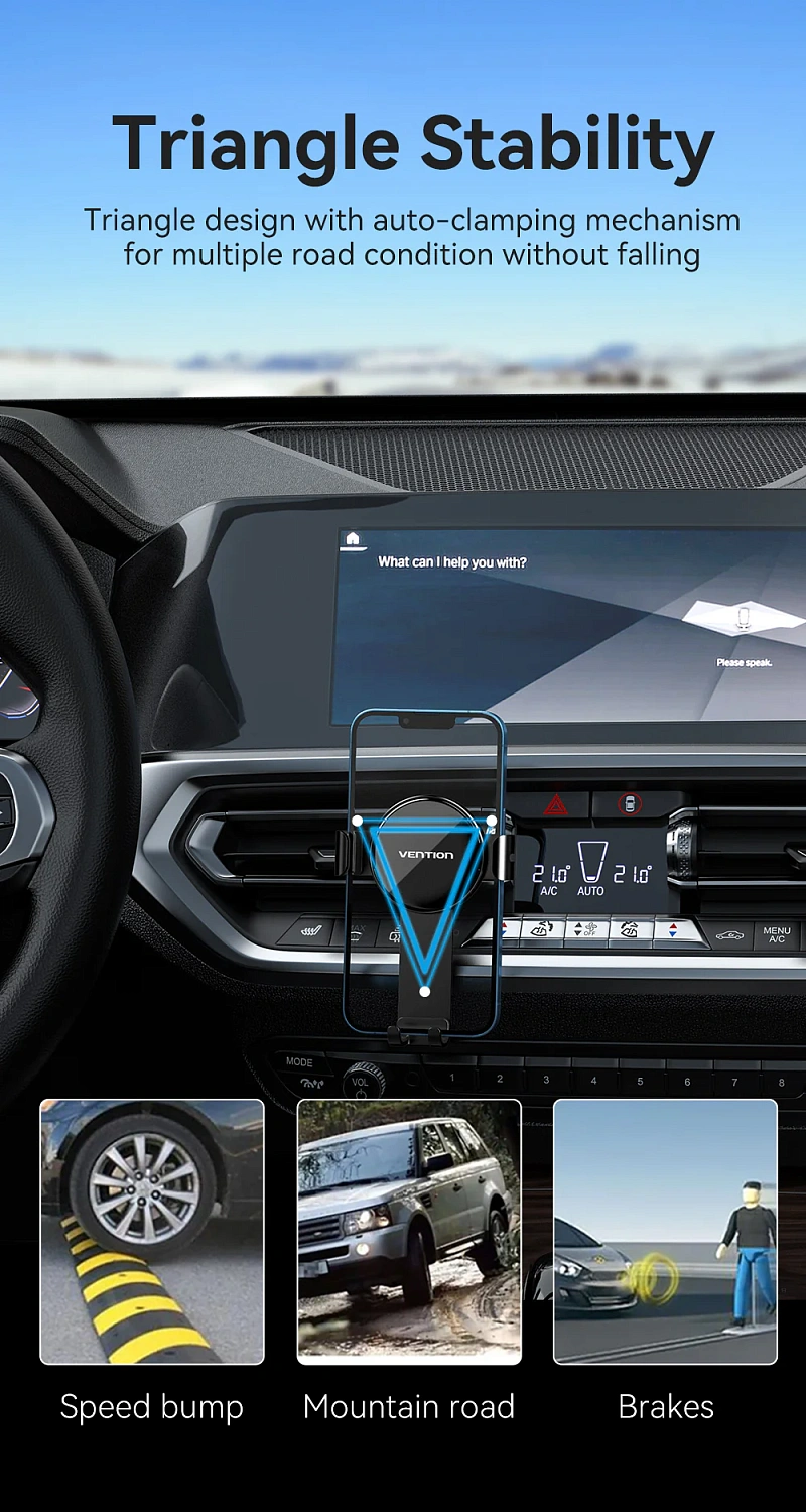 KCSB0 Автомобильная подставка для телефона Vention