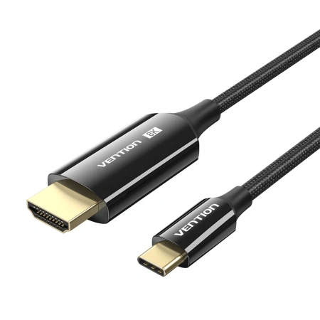 CRCBF Кабель USB-C to HDMI 8K HD Cable 1M Black Zinc Alloy Type