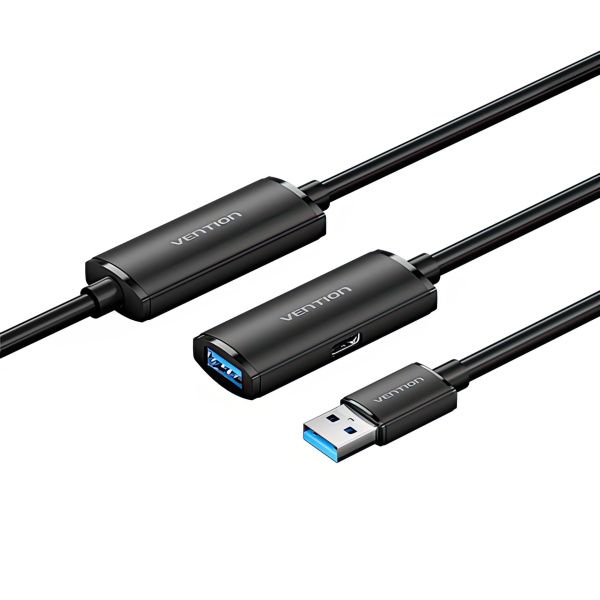 CBMBJ USB 3.0 Type-A Male to Type-A Female Active Extension Cable 5M Black CBMBJ USB 3.0 Type-A Male to Type-A Female Active Extension Cable 5M Black