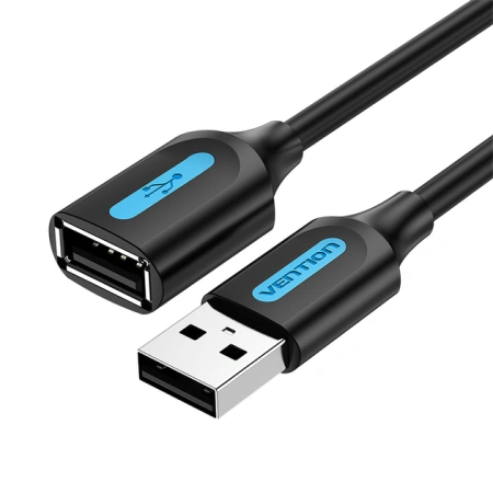 CBIBG Кабель USB 2.0 A Male to A Female Extension Cable Vention 1.5M black