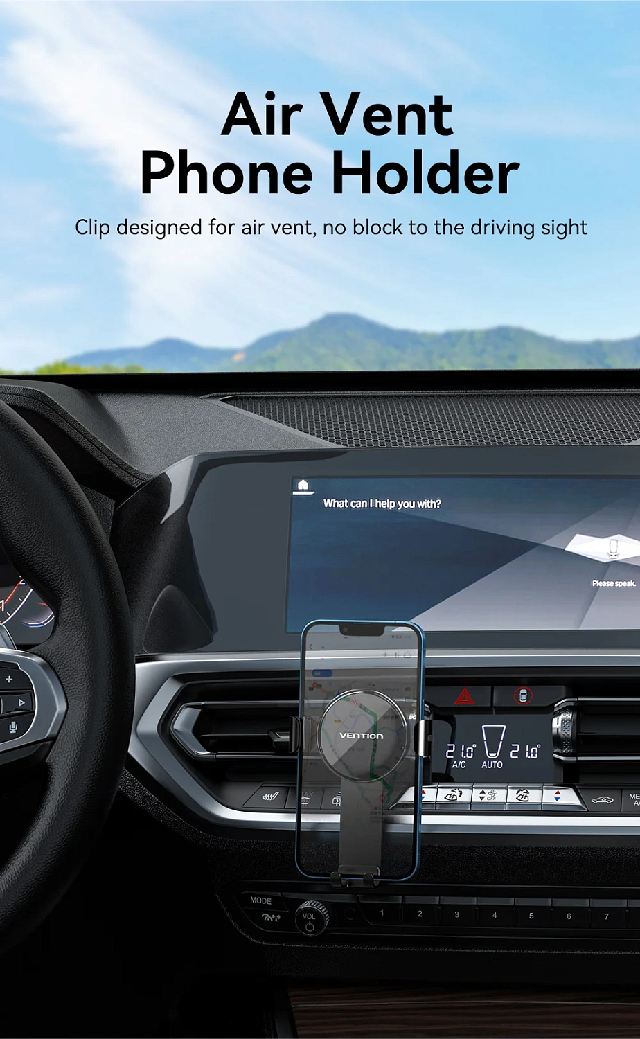 KCSB0 Автомобильная подставка для телефона Vention