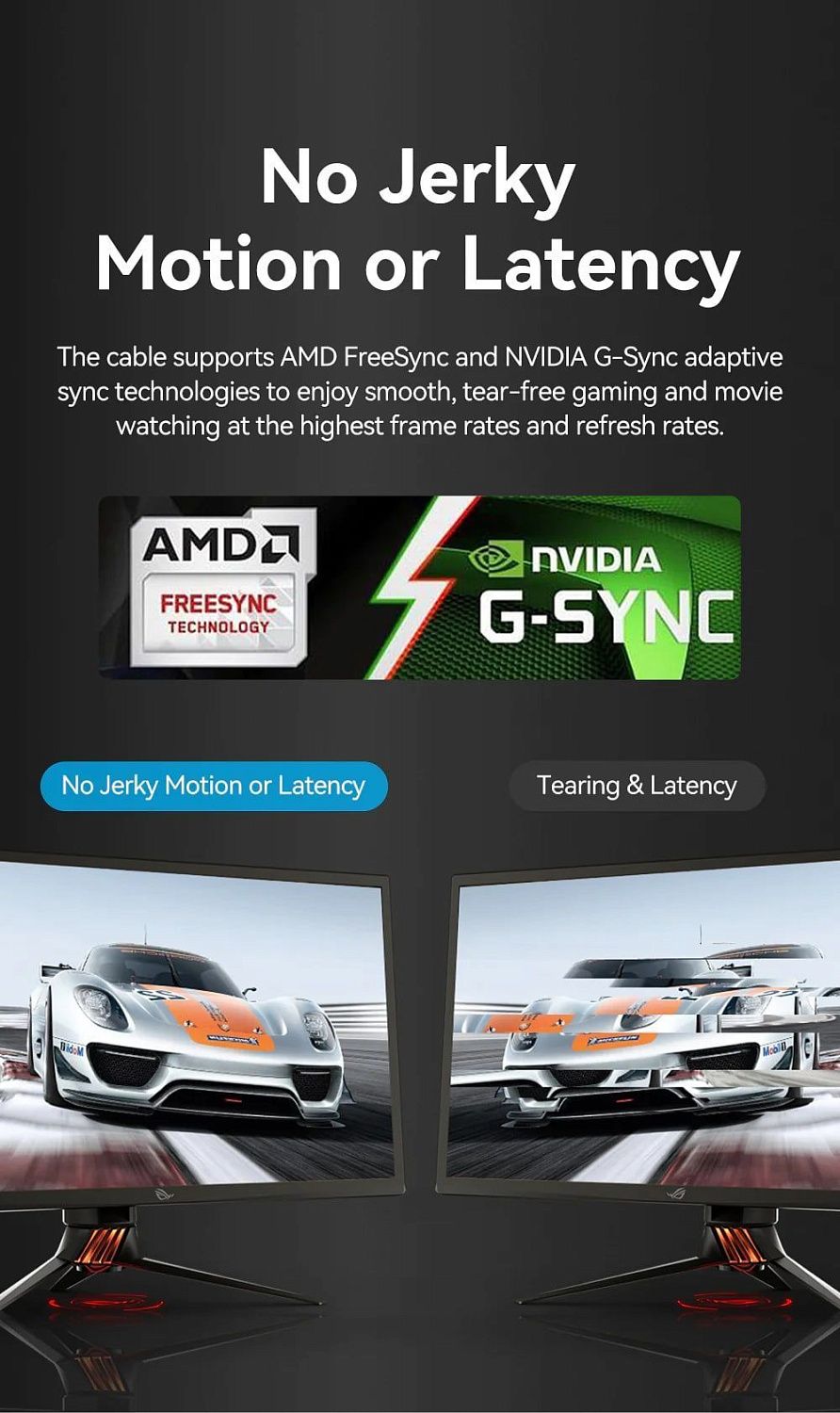 HCFLG Кабель Cotton Braided Mini DP Male to DP Male 8K HD Cable 1.5M Blue Aluminum Alloy Type