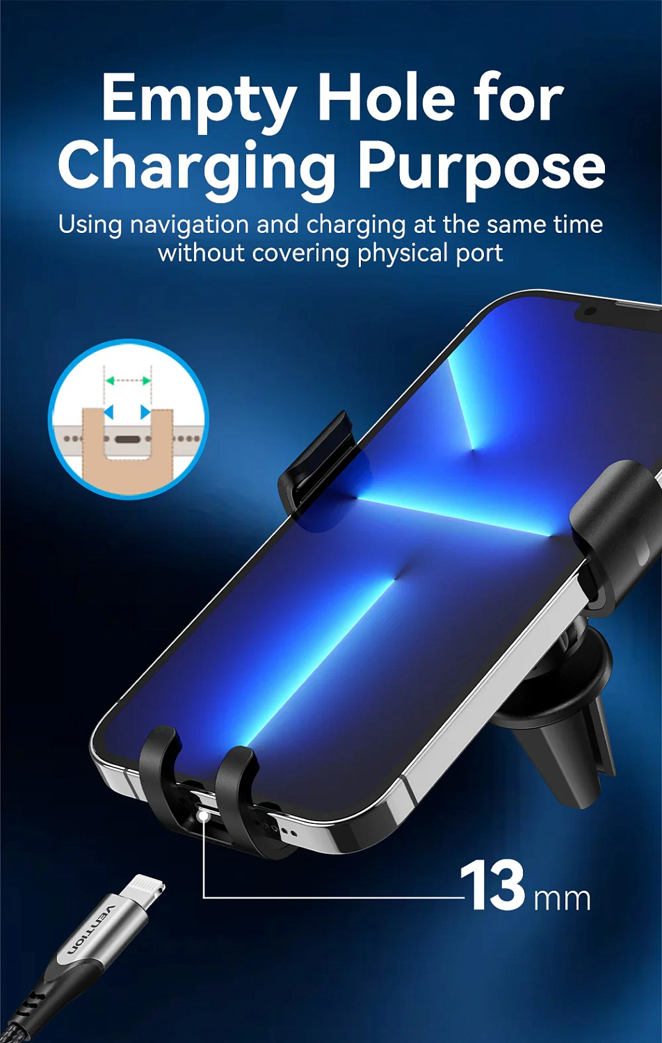 KCSB0 Автомобильная подставка для телефона Vention