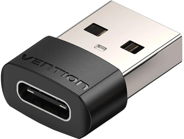 CDWB0 Переходник USB-A - USB-C Vention, черный CDWB0 Переходник USB-A - USB-C Vention, черный